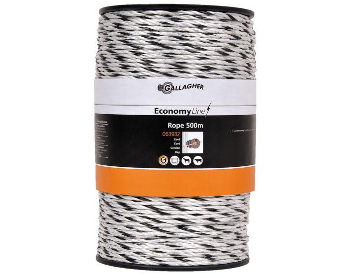 Gallagher EconomyLine rope Blanco 500m main product photo