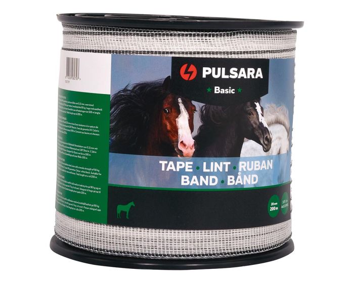 Pulsara Tape Basic 20mm 200m blanco main product photo