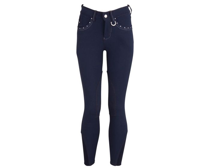 BR Calzones de equitación parches de rodilla de tela para niños Madison main product photo