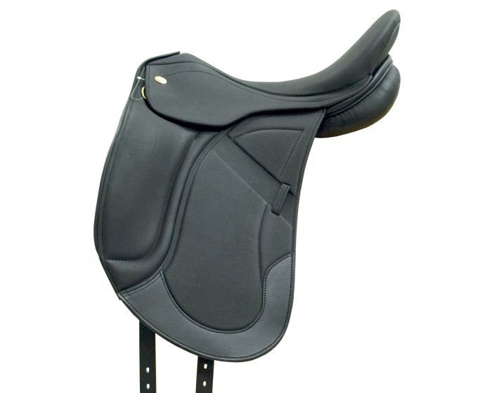 Sillín de doma JC Thunder Soft Leather Black W-17.5 main product photo