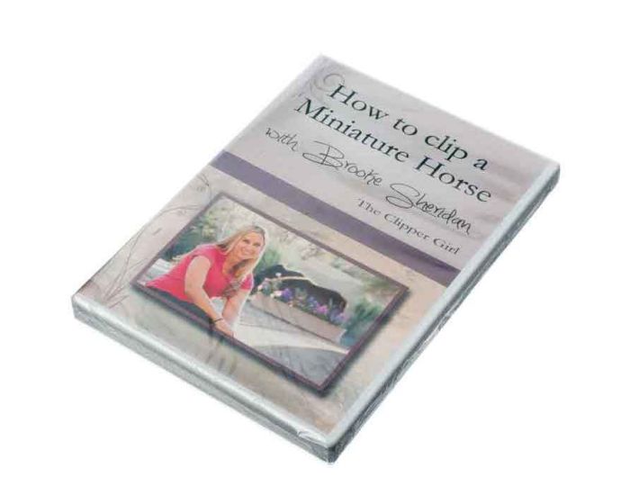 DVD “How to clip a Miniature Horse” (“Cómo esquilar a un caballo miniatura”) main product photo