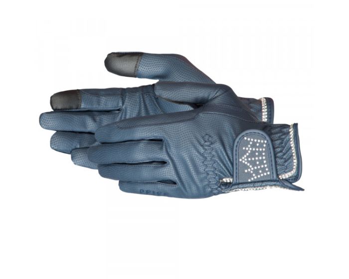 PFIFF Guantes de montar "Crystal Brown" con pedrería main product photo