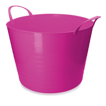 Vplast Cubo V-Trug Flexi azul 65 l One Size Rosado
