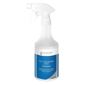 Waldhausen Spray para pelaje y melena con aceite de coco, 1000 ml