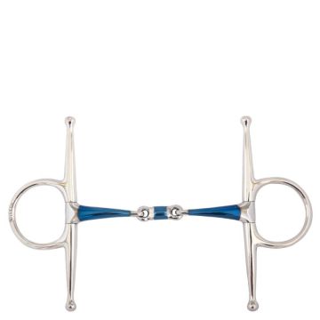 BR Mejilla completa de doble articulación Sweet Iron 14 mm 11.5 Azul / plata