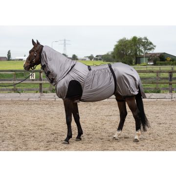 Harry's Horse Eccema/manta antimoscas UV 195 Gris / Plata