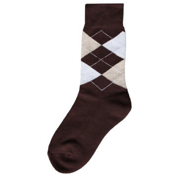 Excellent Calcetín de equitación marrón / beige / blanco 43-46 43-46 Marrón / Beige