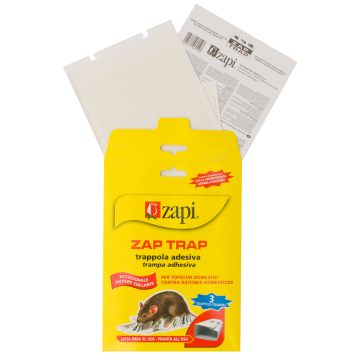 Zapi Zap Trap Glue para ratones y amp; insectos 15x21cm Wit One Size