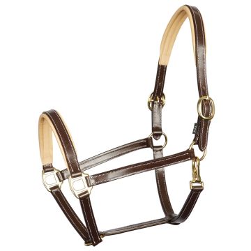 Harry's Horse Cabestro de cuero Elegance Pony Marrón