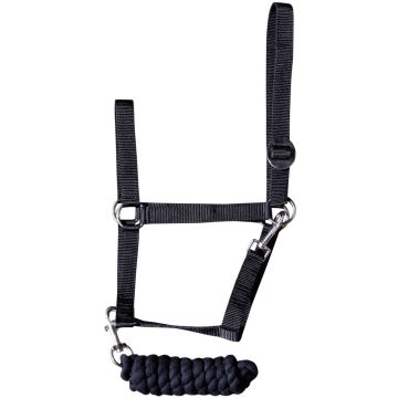Harry's Horse Conjunto cabestro Inicial Pony Negro