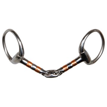 Harry's Horse Rodillos de cobre rotos dobles Eggbutt 13mm