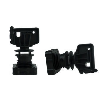 ZoneGuard Abrazadera de tornillo aislante para poste redondo ø 16mm, 10 piezas