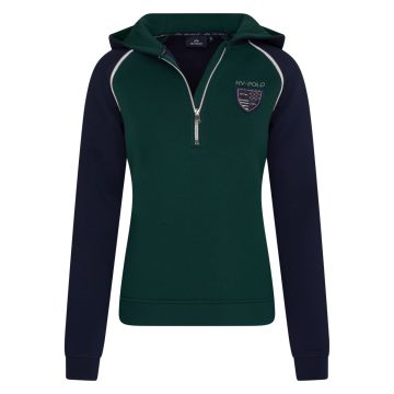 HV Polo Sudadera con media cremallera Mariet L Verde
