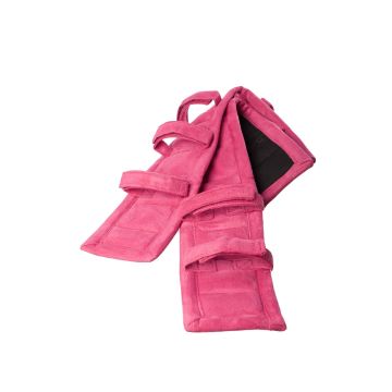 MHS Juego de almohadillas para arnés "nuevo estilo" Mini Shet Rosado