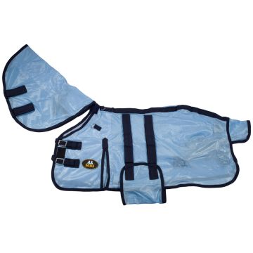 MHS Manta antimoscas "Neon" con cuello desmontable  215 Azul Claro