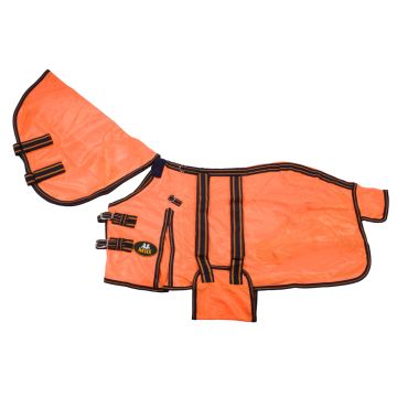 MHS Manta antimoscas "Neon" con cuello desmontable  215 Naranja