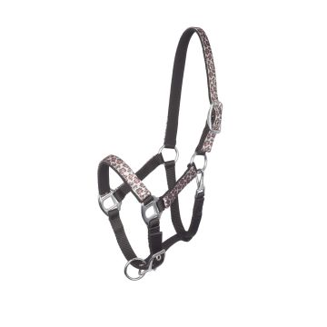 MHS Halter "Amor de leopardo" Extra Full Beige