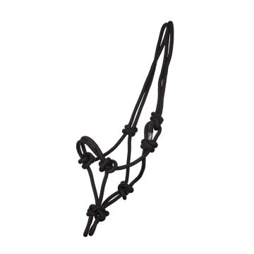 MHS Cabestro de cuerda "Basic" Full Negro