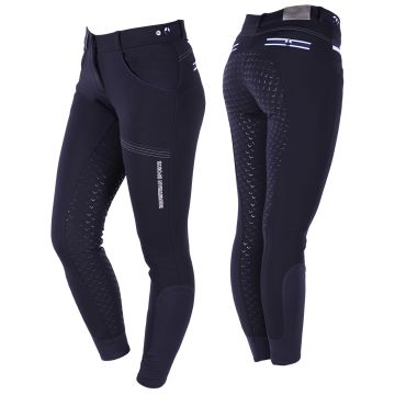 QHP Pantalón de montar softshell Emma asiento antideslizante
