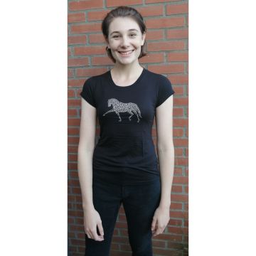 Cavalliera Camiseta Strassdeco doma caballo