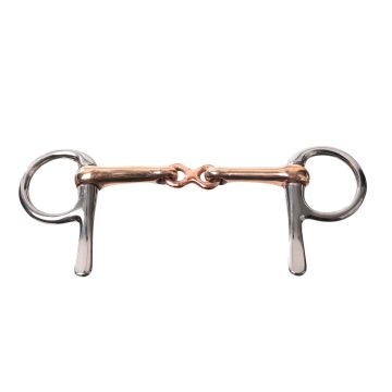 MHS Half-cheek Snaffle Double Jointed 9 cm