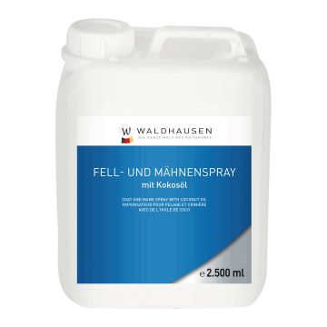 Waldhausen Spray para pelaje y melena con aceite de coco, 2500 ml